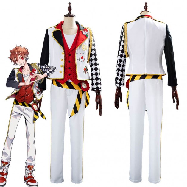 Twisted-Wonderland Theme Ace Uniform Cosplay Costume