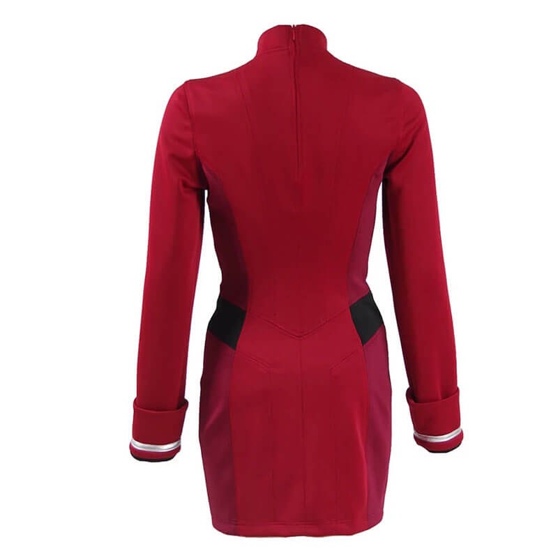 Star Trek Beyond Costume Uhura Engineer Crewman Red Dress Uniform Girls ...