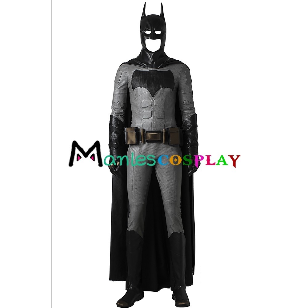 Justice League Batman Bruce Wayne Cosplay Costume Handmade Full Set 
