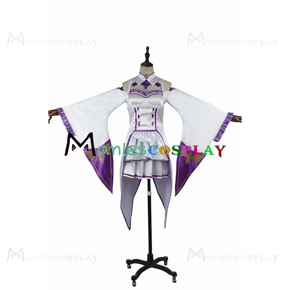ReZero Starting Life in Another World Emilia Cosplay costume