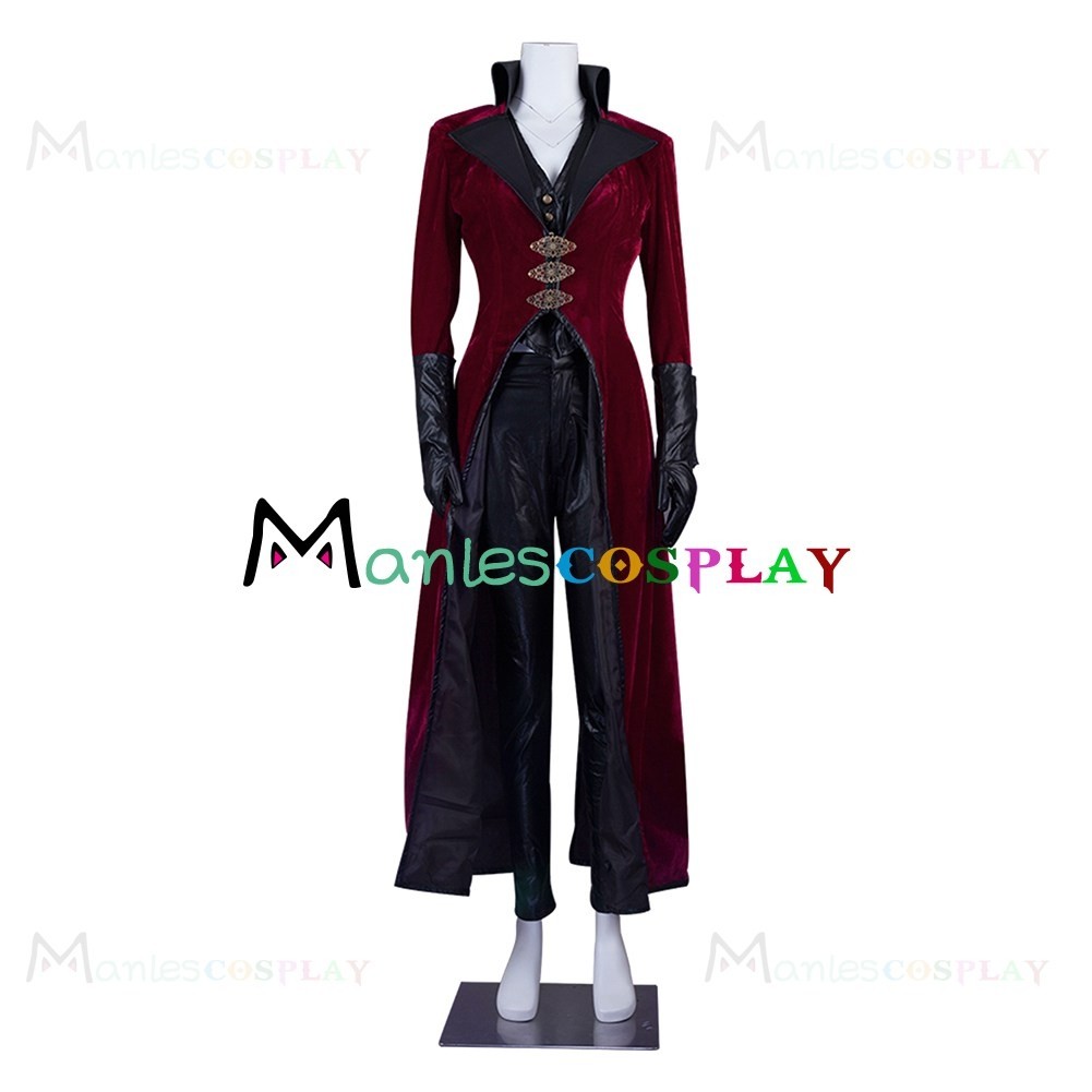 Evil Queen Regina Mills Red Costume For Once Upon A Time Cosplay
