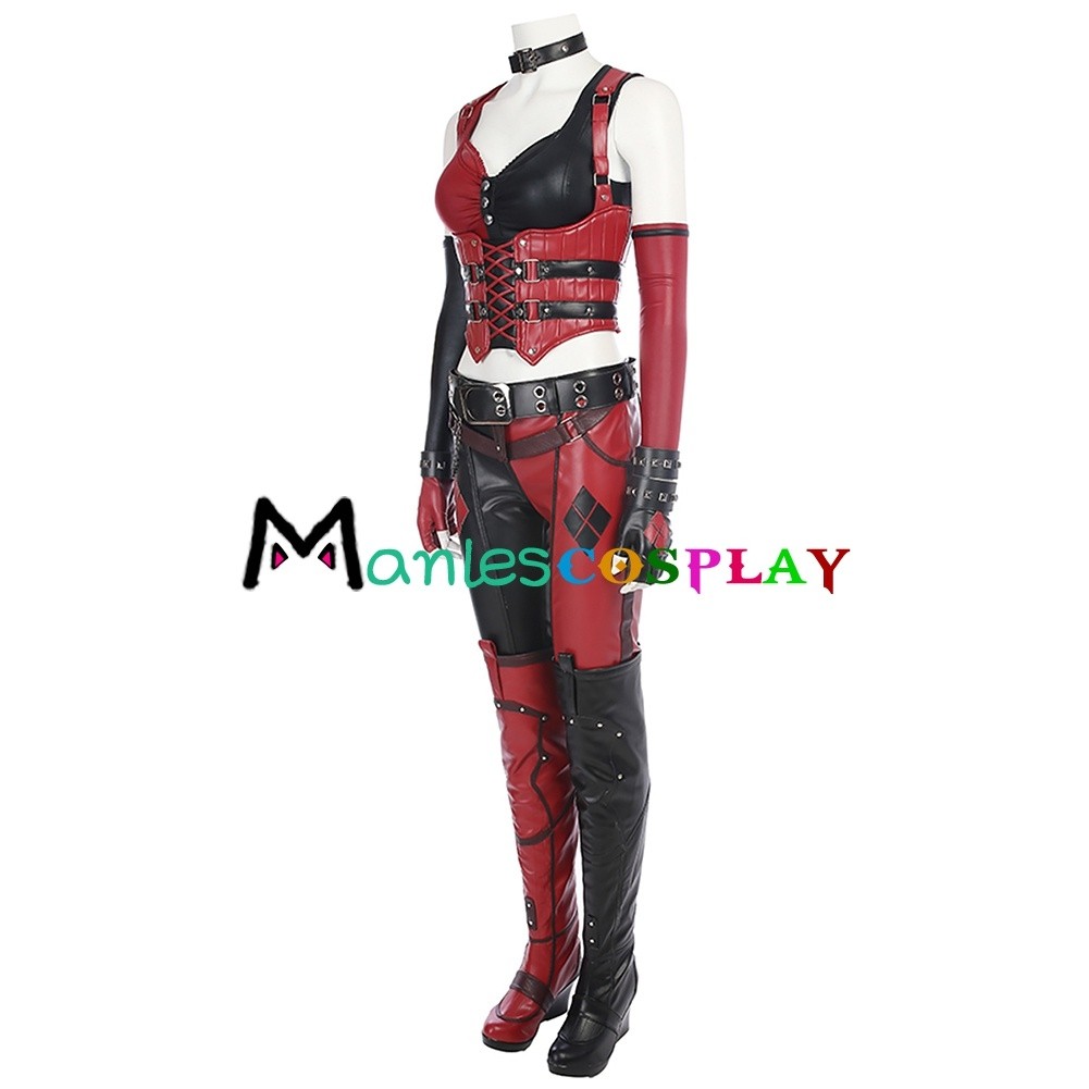 Harley Quinn New Uniform Costume For Batman Arkham Knight Cosplay