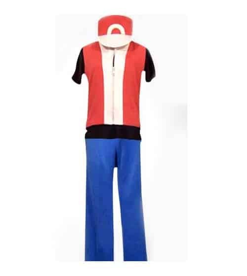 Pokemon Trainer Red Costume Pokemon Cosplay ManlesCosplay