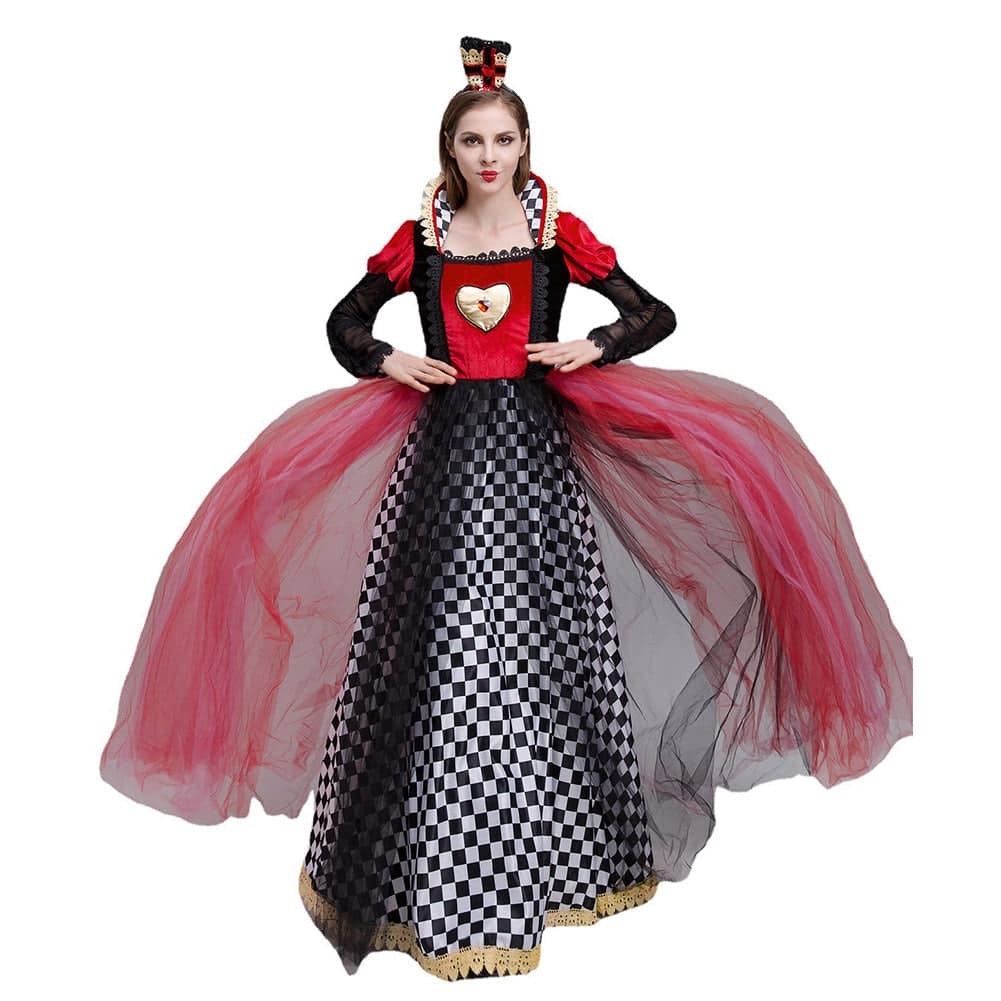 Queen Of Hearts Red Queen Alice in Wonderland Costume s | Anime Alice ...