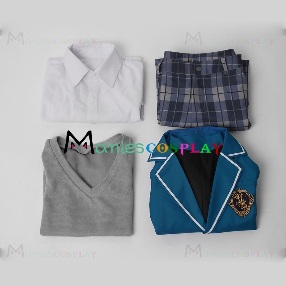 Ritsu Sakuma School Boy Uniform For Ensemble Stars Cosplay