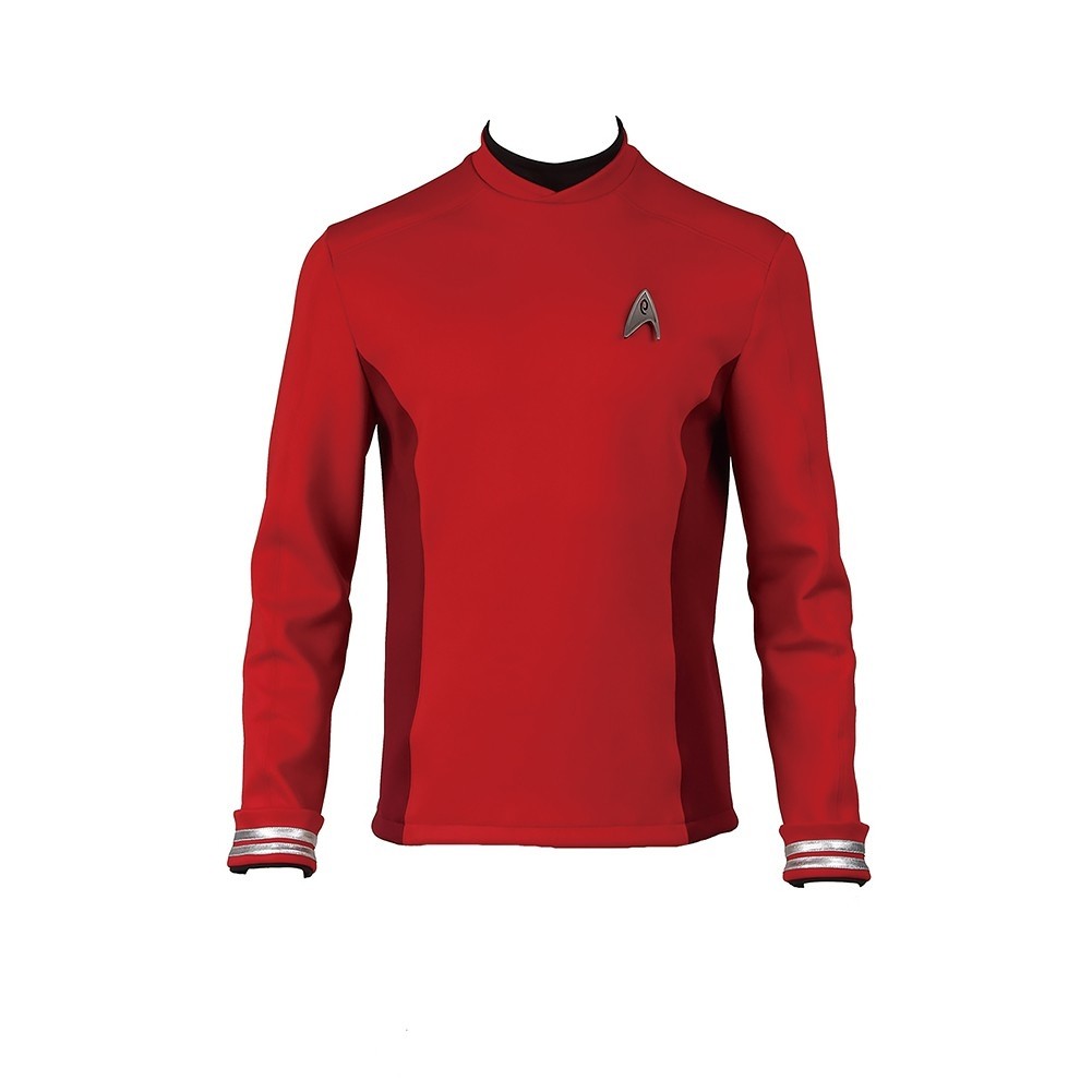 Scotty Costume Red Uniform For Star Trek Beyond Cosplay