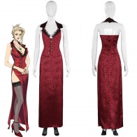 Final Fantasy VII FF7 Remake Scarlett Dress Costume