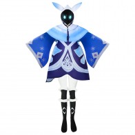 Genshin Impact Cryo Abyss Mage Cosplay Costume Outfits Halloween Carnival Suit