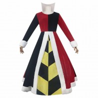 Alice In Wonderland Queen Of Hearts Cosplay Costume Dress