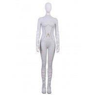 Aquaman Queen Atlanna White Battle Cosplay Costume Full Set