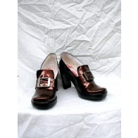 Black Butler Ciel Cosplay Shoes Brwon Custom-Made