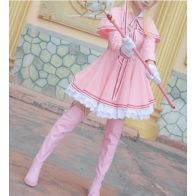 Card Captor Sakura Cosplay Shoes Boots Pink