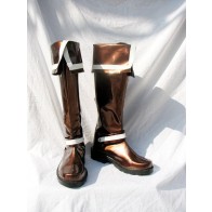 D.Gray-man Lavi Cosplay Boots Brown Shoes