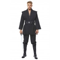 Star Wars Kenobi Jedi TUNIC Black Version No Cloak Cosplay Costume