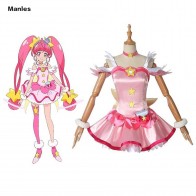 HUGtto! Pretty Cure Star Twinkle Pretty Cure Hoshina Hikaru Cosplay Costume  