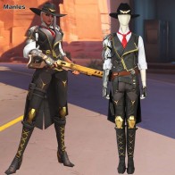 Damage Hero Ashe Elizabeth Caledonia Cosplay Costume