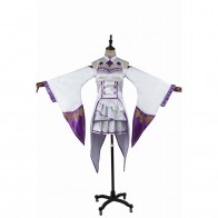Emilia Costume For Re Zero Starting Life in Another World Cosplay