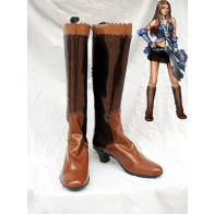 Final Fantasy XII Lenne Cosplay Boots Shoes Brown