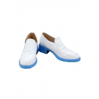 JoJo‘s Bizarre Adventure Rohan Kishibe White PU Leather Shoes Cosplay Shoes
