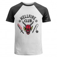 Stranger Things 4 Cosplay Costume Hellfire Club Short Sleeve T-shirt