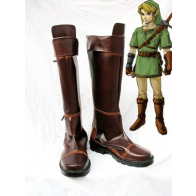 The Legend Of Zelda Cosplay Boots Shoes Brown