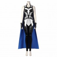 Thor: Love And Thunder (2022) Valkyrie Cosplay Costume Vest Pants Cloak 