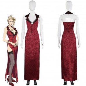 Final Fantasy VII FF7 Remake Scarlett Dress Costume