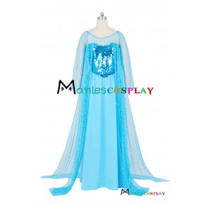 Frozen Princess Elsa Cosplay Costume 