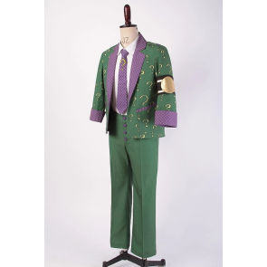 batman arkham city the riddler dr edward nigma cosplay costume