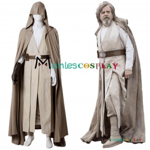 Star Wars 8 The Last Jedi Luke Skywalker Cosplay Costume