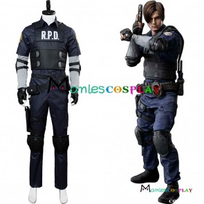 Resident Evil 2 Remake Leon Scott Kennedy Cosplay Costume 