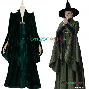 Harry Potter Minerva McGonagall Cosplay Costume