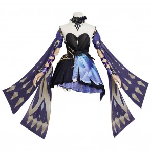 Genshin Impact Keqing Cosplay Costume Outfits Halloween Carnival Suit