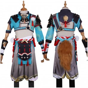 Genshin Impact Gorou Halloween Drive Thru Cosplay Costume