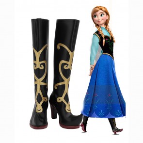 Cosplay Princess Anna Boots From Frozen 2 
