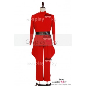 Star Wars Imperial Officer Red Uniform Costume