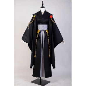Touken Ranbu Tsurumaru Kuninaga Black Uniform Cosplay Costume