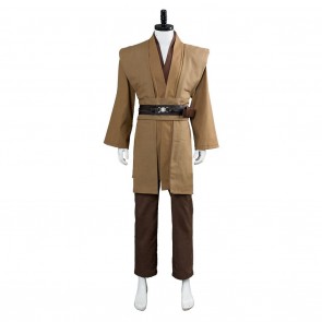 Star Wars Kenobi Jedi TUNIC Cosplay Costume Brown Version No Cloak