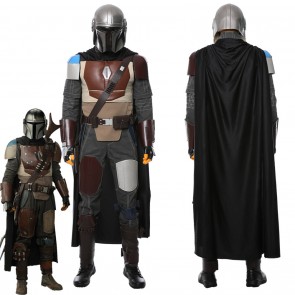 Star Wars Mandalorian Uniform  Halloween Carnival Suit Cosplay Costume