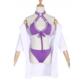Girls Bikini League of Legends Sheriff of Piltover Caitlyn Swimming Pool Party Costume