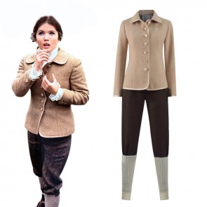 Doctor Who Companion Victoria Waterfield Coat The Abominable Snowman Cosplay Costumes