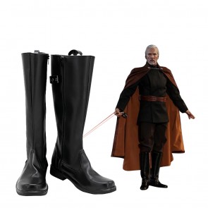 Count Dooku Cosplay Boots From Star Wars 