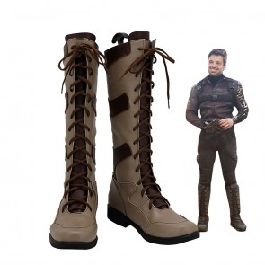 Bucky Barnes Cosplay Boots From The Falcon and the Winter Soldier 
