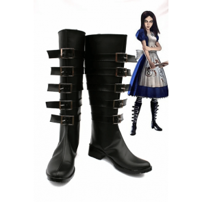 Alice Madness Returns Cosplay Boots Shoes Custom Made