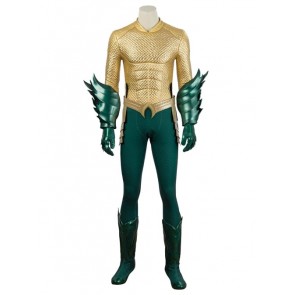 Aquaman Arthur Curry Battle Cosplay Costume Full Set