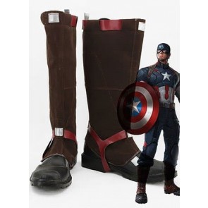 Avengers: Age Of Ultron Captain America Steve Rogers Cosplay Shoes