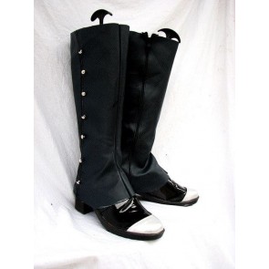 Black Butler Ciel Cosplay Boots Shoes Black Custom-Made