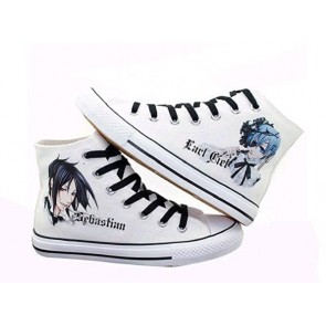 Black Butler Ciel Sebastian Canvas Shoes