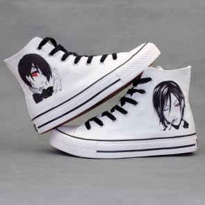 Black Butler Cosplay Shoes Canvas Shoes
