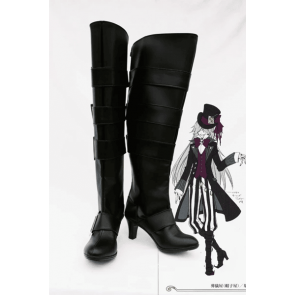 Black Butler Under Taker Cosplay Shoes Boots